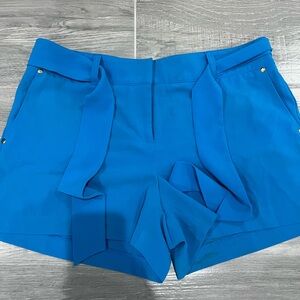 Cache Blue High Waist Tailored Shorts